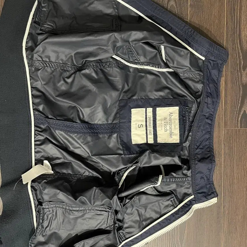 [BUNJANG] Abercrombie Navy Blouson Jacket S / 아베크롬비 네이비 블루종 점퍼 S