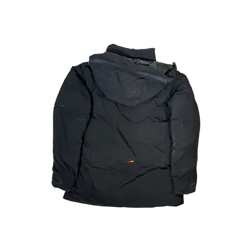 [BUNJANG] Mizuno Black Hooded Padded Jacket L / 미즈노 블랙 후드 패딩 자켓 L