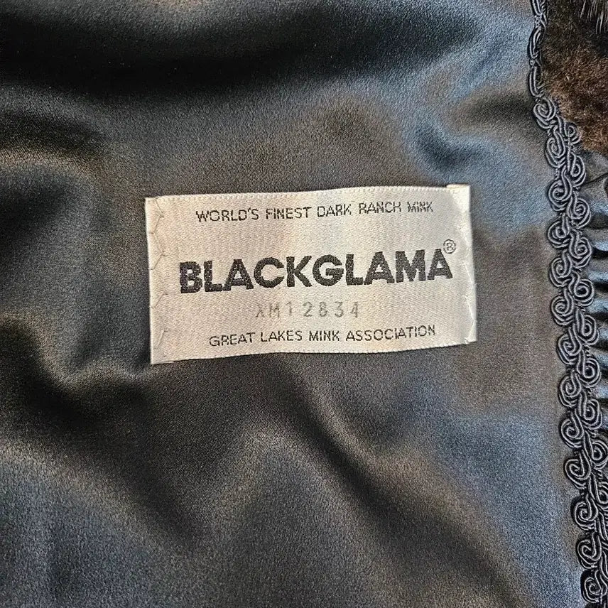 [BUNJANG] ROSEE Blackglama Stand Collar Half Mink Coat / 역시즌초특가 ROSEE로제 블랙그라마 스탠카라 하프밍크