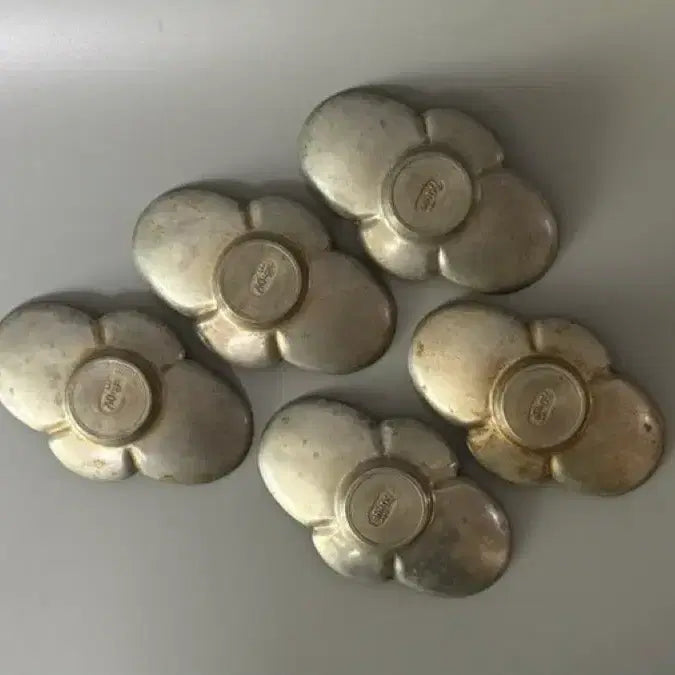 [BUNJANG] Antique Tea Table Set / 정족 주석 목과식 차탁 5점 / 잔탁 잔대 잔받침