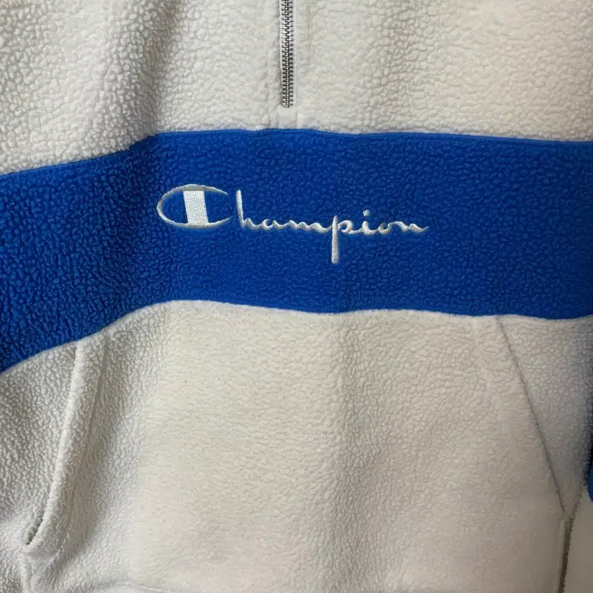 [BUNJANG] Champion Fleece Half Zip-Up Jacket / Champion 챔피온 뽀글이 하프집업 플리스 M