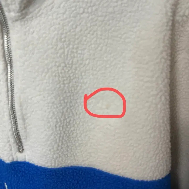 [BUNJANG] Champion Fleece Half Zip-Up Jacket / Champion 챔피온 뽀글이 하프집업 플리스 M
