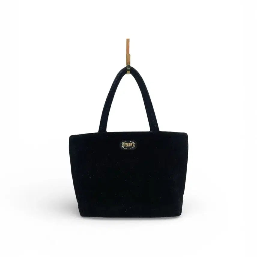 [BUNJANG] FEILER Embroidered Velvet Tote Bag / FEILER 꽃자수 벨벳 토트백