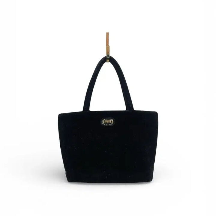 [BUNJANG] FEILER Embroidered Velvet Tote Bag / FEILER 꽃자수 벨벳 토트백