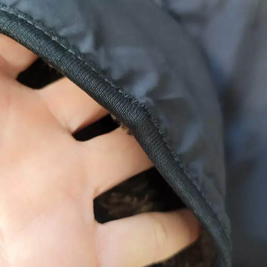 [BUNJANG] Unbranded Reversible Long Fleece Coat Jacket / 카키,블랙 양면 롱뽀글이 양털 코트 자켓