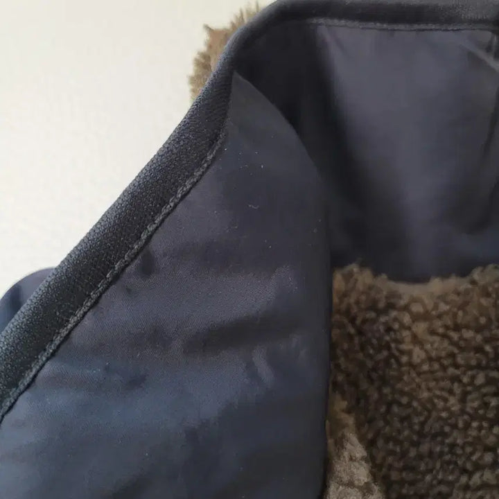 [BUNJANG] Unbranded Reversible Long Fleece Coat Jacket / 카키,블랙 양면 롱뽀글이 양털 코트 자켓