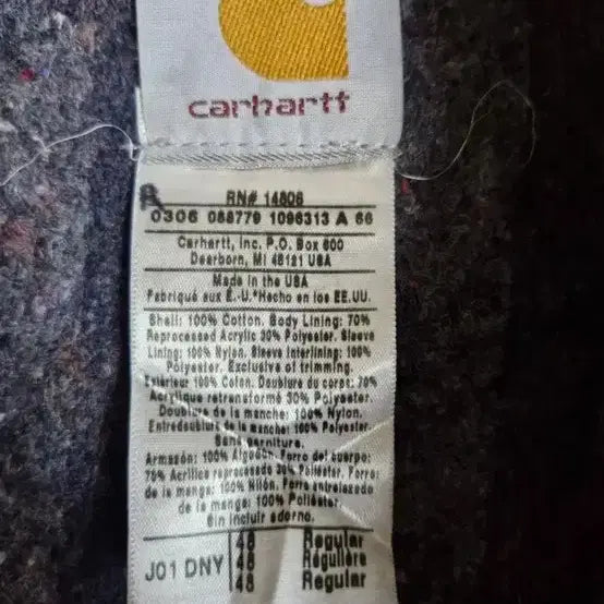[BUNJANG] Carhartt Detroit Work Jacket Dark Navy XL / (최종가격)칼하트 디트로이트 워크자켓 j01 다크네이비 xl