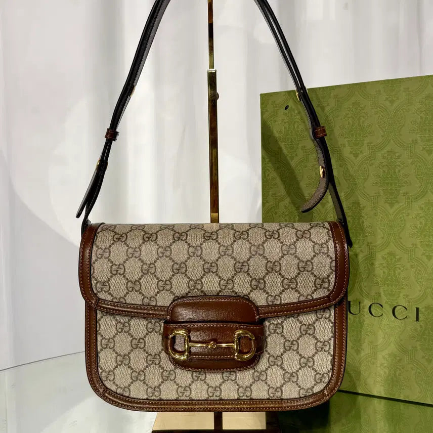 [BUNJANG] Gucci Horsebit 1955 Shoulder Crossbody Bag / 구찌 홀스빗 1955 숄더 크로스백