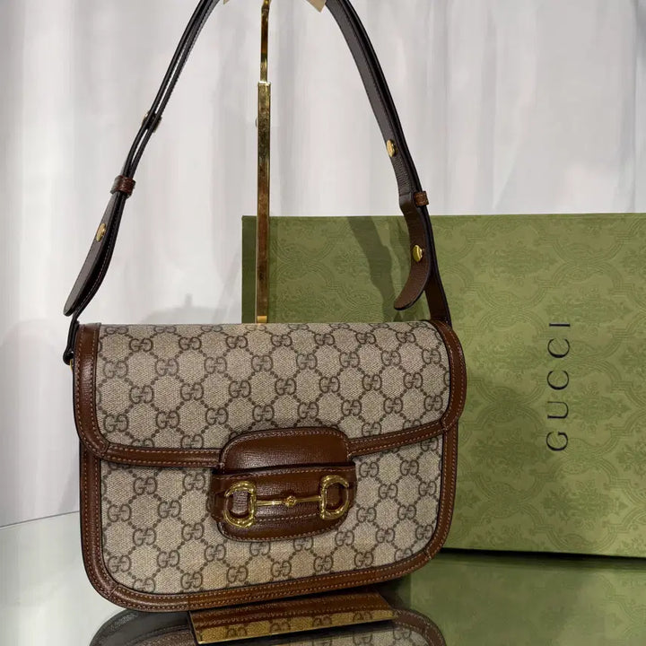 [BUNJANG] Gucci Horsebit 1955 Shoulder Crossbody Bag / 구찌 홀스빗 1955 숄더 크로스백