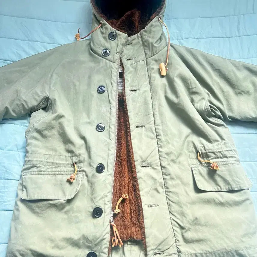 [BUNJANG] Monitaly Military N-2 Deck Parka (Size 38) / 모니탈리 / 밀리터리 N-2 덱 파카 / 38 (100)