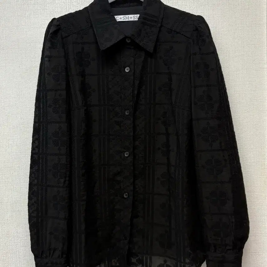[BUNJANG] Cosmoss Embroidered Shirt / 코스모스 자수 셔츠