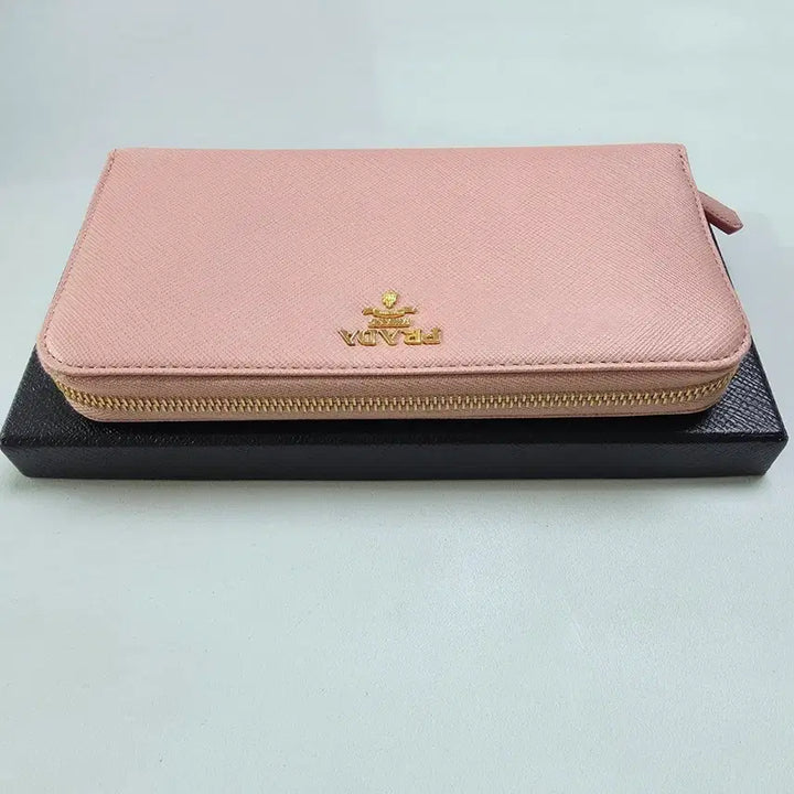 [BUNJANG] Prada Saffiano Pink Long Wallet / 프라다 사피아노 핑크 장지갑