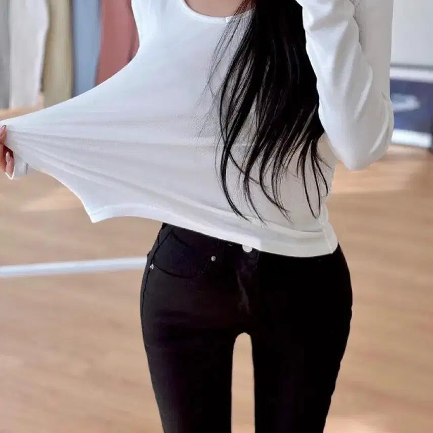 [BUNJANG] Mayoon Modal Fleece Lined T-shirt / 메이윤 24ver. [자체제작] 모달 속기모 티셔츠 4종