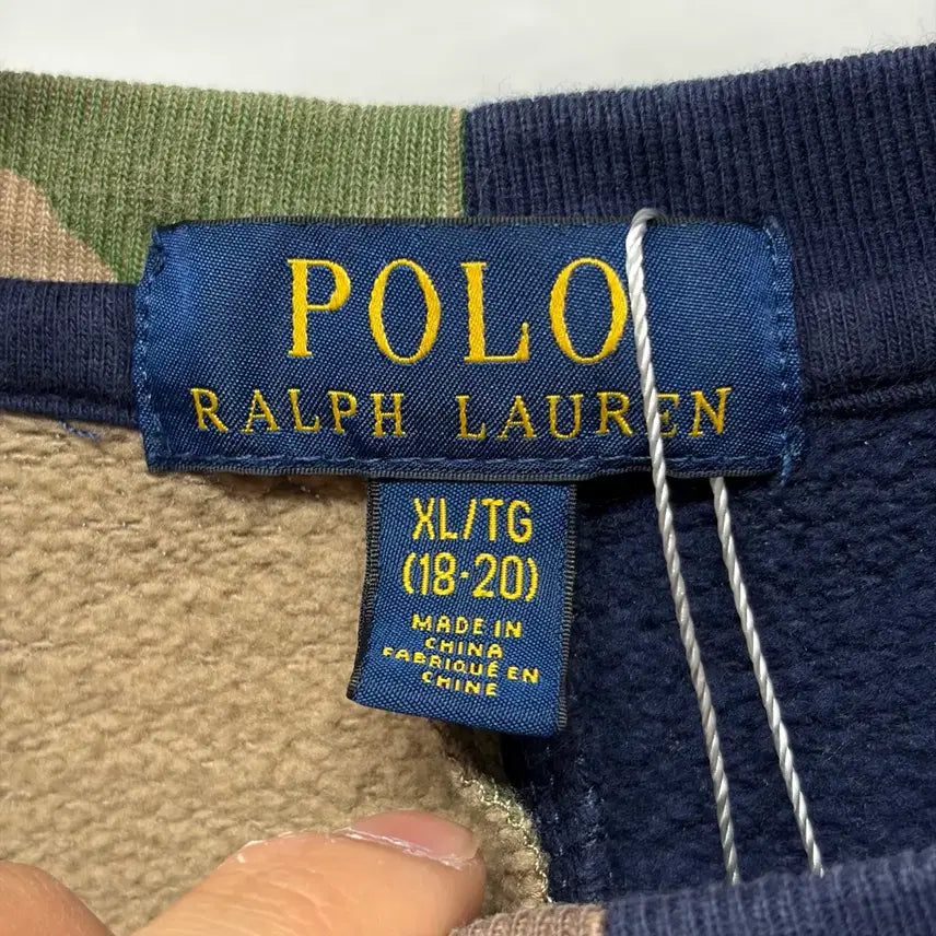 [BUNJANG] Polo Ralph Lauren Tiger Patch Sweatshirt / 폴로 랄프로렌 타이거 패치 맨투맨