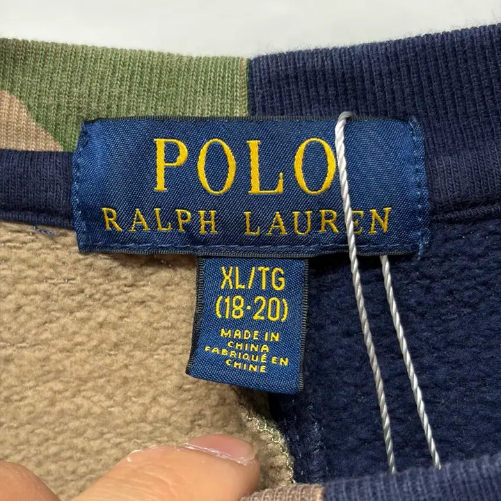 [BUNJANG] Polo Ralph Lauren Tiger Patch Sweatshirt / 폴로 랄프로렌 타이거 패치 맨투맨