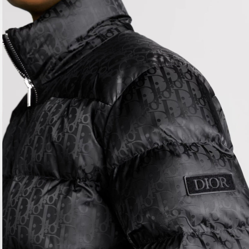 [BUNJANG] Dior Oblique Padded Jacket / [블랙 사이즈 60] 디올 오블리크 패딩
