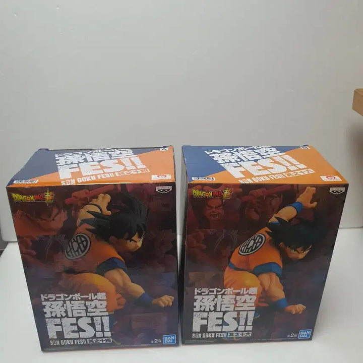 [BUNJANG] Dragon Ball FES Son Goku Figure Bundle Set / 드래곤볼 FES 손오공 2종 일괄판매
