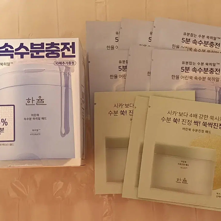 [BUNJANG] Hanyul Mugwort Relief Pad Set / 한율 속수분 쑥히알패드+어린쑥패드