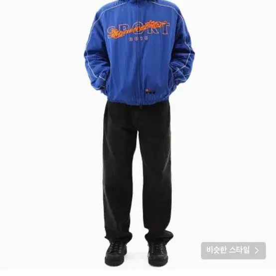 [BUNJANG] thisisneverthat Sport 2010 Blue Bomber Jacket / 디스이즈네버댓 Sport 2010 블루 봄버 L 바람막이 빈티지점퍼