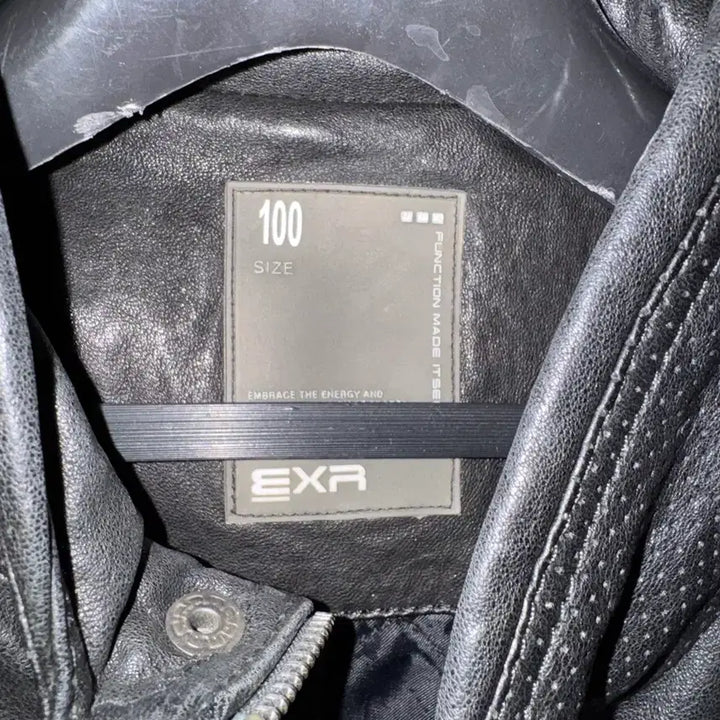 [BUNJANG] EXR Leather Racing Jacket / exr 양가죽 레이싱 자켓 (착용샷o)