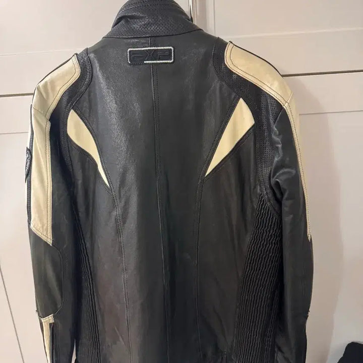 [BUNJANG] EXR Leather Racing Jacket / exr 양가죽 레이싱 자켓 (착용샷o)