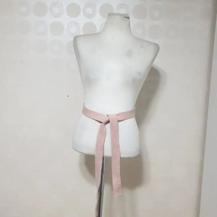 [BUNJANG] Pink Knit Belt / 핑크 니트벨트 니트밸트 벨트