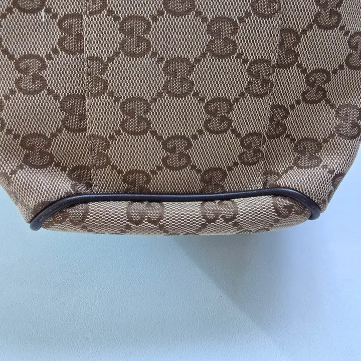 [BUNJANG] Gucci GG Logo Canvas Tote Bag / 구찌 GG 로고 캔버스 토트백 정품 보증서 첨부