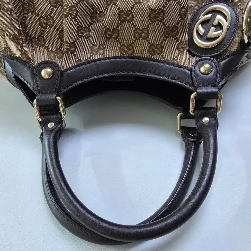 [BUNJANG] Gucci GG Logo Canvas Tote Bag / 구찌 GG 로고 캔버스 토트백 정품 보증서 첨부