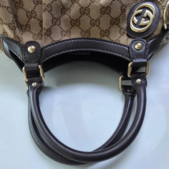 [BUNJANG] Gucci GG Logo Canvas Tote Bag / 구찌 GG 로고 캔버스 토트백 정품 보증서 첨부