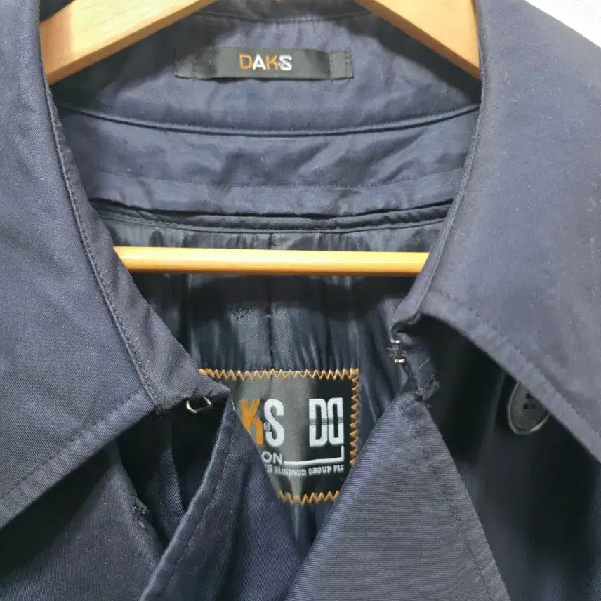 [BUNJANG] Trench Coat Jacket (Navy, Size 100) / 닥스 네이비 트렌치 코트 자켓 100사이즈