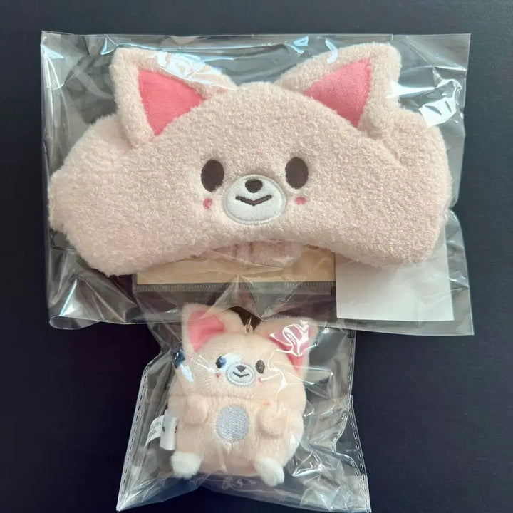[BUNJANG] Stray Kids I.N Foxynny Woopuppy Sleep Mask Bundle Set / 스트레이키즈 아이엔 스키즈 폭시니 우푸피