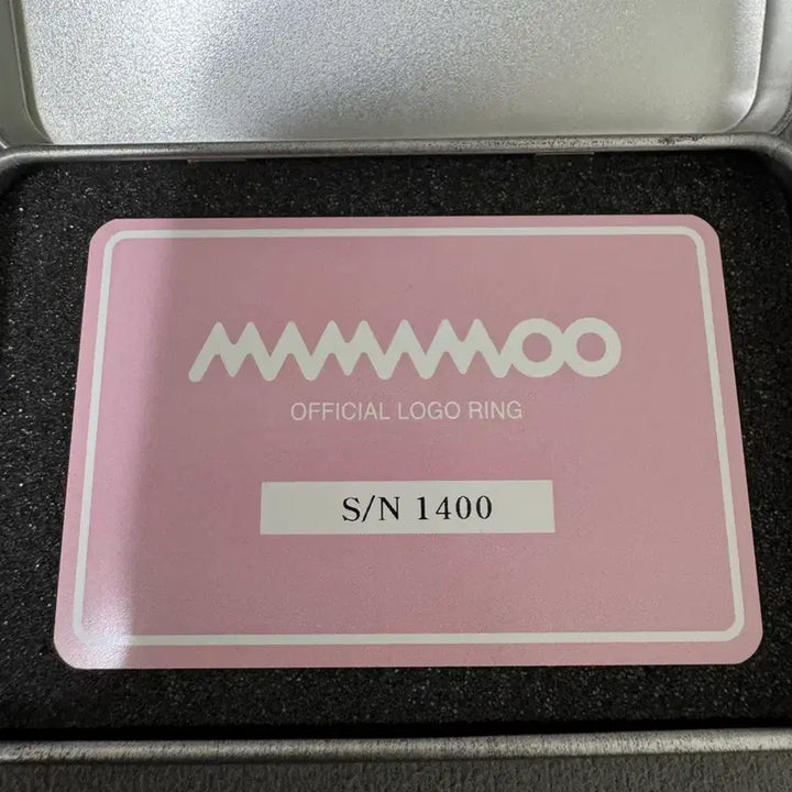 [BUNJANG] MAMAMOO Logo Ring / 마마무 로고링 팝니다