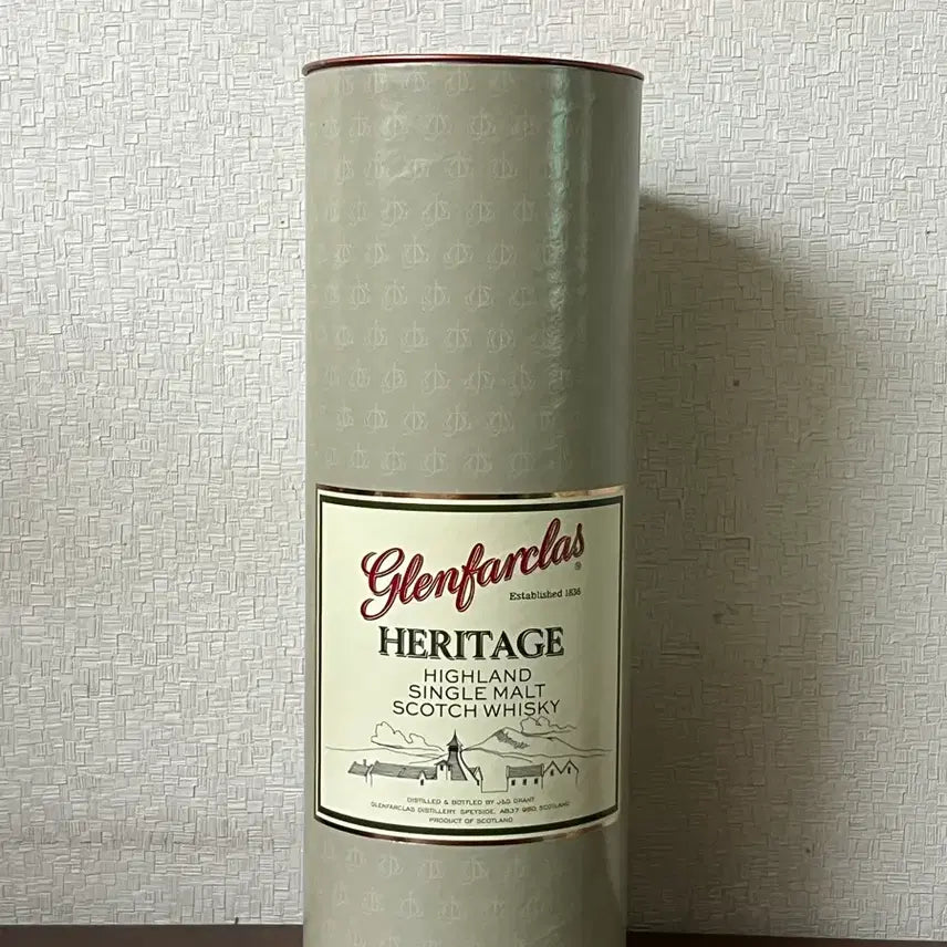 [BUNJANG] Glenfarclas Heritage Empty Bottle / 글렌파클라스 헤리티지 공병