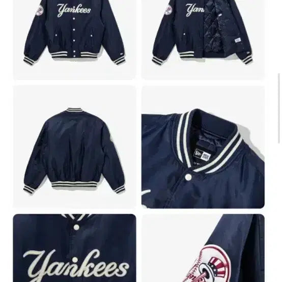 [BUNJANG] New Era MLB Yankees Kiki Vintage Jacket / 뉴에라 MLB 양키스 자켓 키키 빈티지점퍼 스카잔 야구점퍼 예스아이씨
