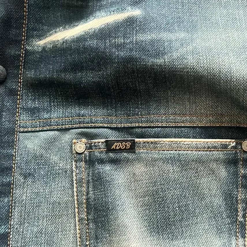 [BUNJANG] Andersson Bell Trompe-l'oeil Denim Jacket [S] / 앤더슨벨 트롱프리유 데님자켓 [S] awa635m