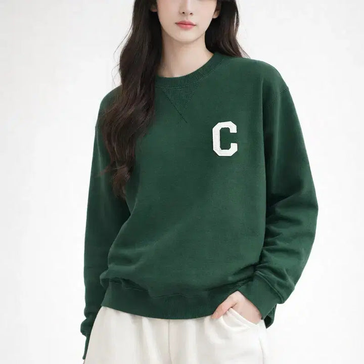 [BUNJANG] COVERNAT C Logo Sweatshirt / [남여공용-95]커버낫 C 로고 스웨트 맨투맨