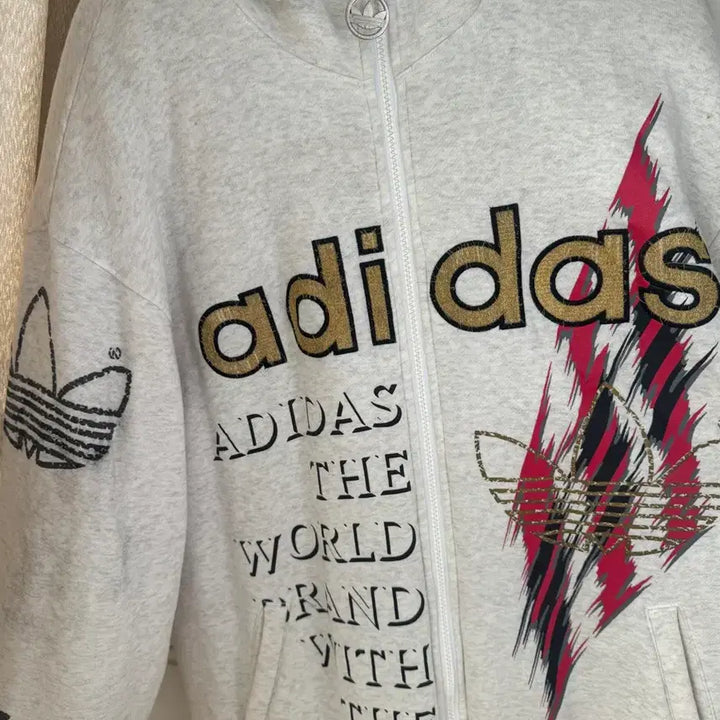 [BUNJANG] Adidas Fleece Hoodie Vintage Y2K / 아디다스 플리스 후드집업 빈티지 y2k 이코 숨집 선가든 코디