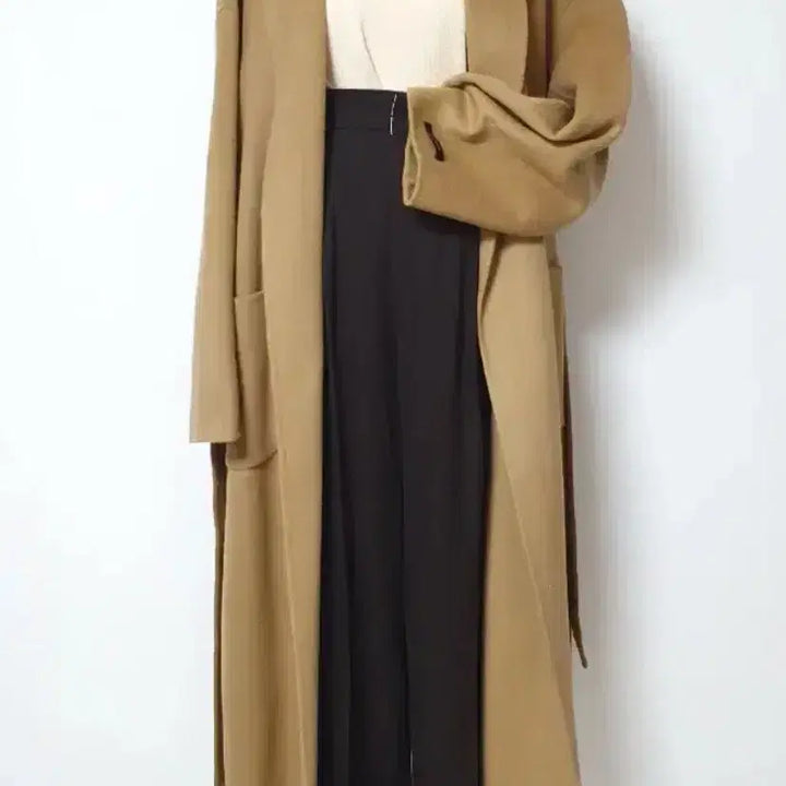 [BUNJANG] BillowStay Dark Brown High-Waist Wool Slacks / 새상품) 스테이 다크브라운 하이웨스트 울 슬랙스