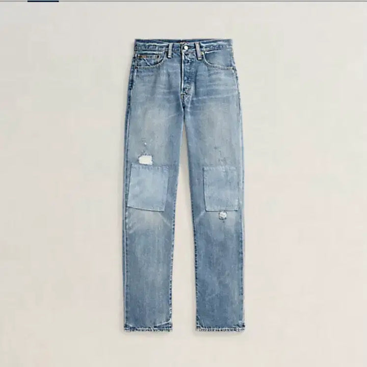 [BUNJANG] Polo Distressed Relaxed Fit Denim Jeans / (A-급/34) 폴로 디스트레스트 릴렉스핏 데님