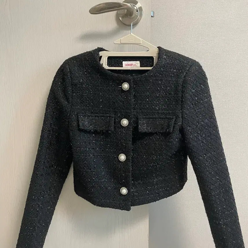 [BUNJANG] JAYBLIN Pearl Tweed Jacket / 제이블린 진주 펄 트위드 자켓