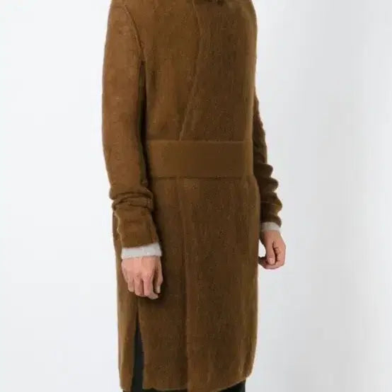 [BUNJANG] Rick Owens 15FW Mohair Wool Long Cardigan Mustard / 릭오웬스 15fw 모헤어 울 롱가디건 머스터드 새상품