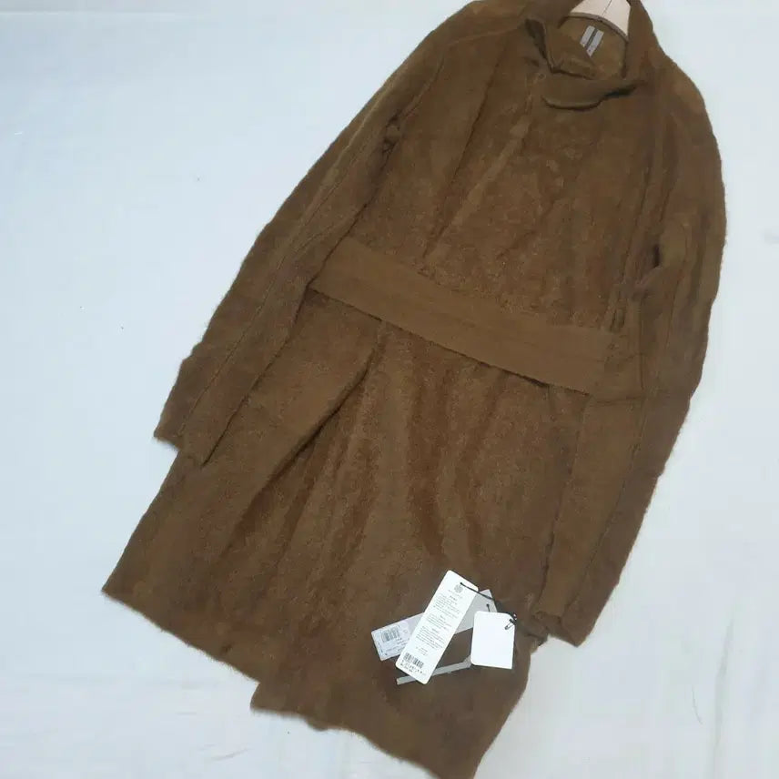 [BUNJANG] Rick Owens 15FW Mohair Wool Long Cardigan Mustard / 릭오웬스 15fw 모헤어 울 롱가디건 머스터드 새상품