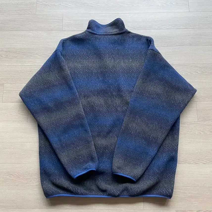 [BUNJANG] Patagonia Synchilla Blue Striped Fleece Jacket / 파타고니아 신칠라 블루 스트라이프 플리스 patagonia