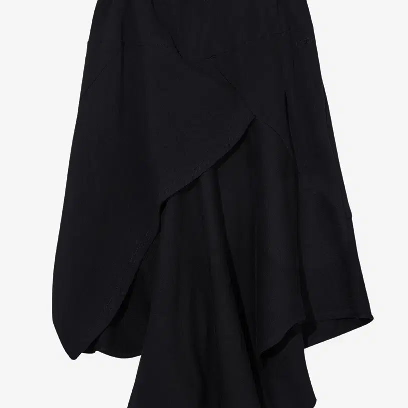 [BUNJANG] 세릭 드레이프 스커트 블랙 SLASHED DRAPE SKIRT/BLACK / 세릭 드레이프 스커트 블랙 SLASHED DRAPE SKIRT/BLACK