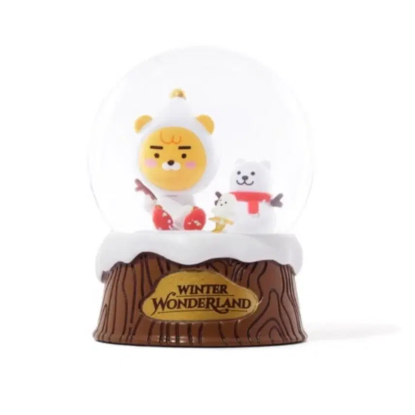 [BUNJANG] Kakao Friends Ryan Winter Wonderland Snow Globe / 새상품) 라이언 윈터 스노우볼 (박스채 그대로 있음)