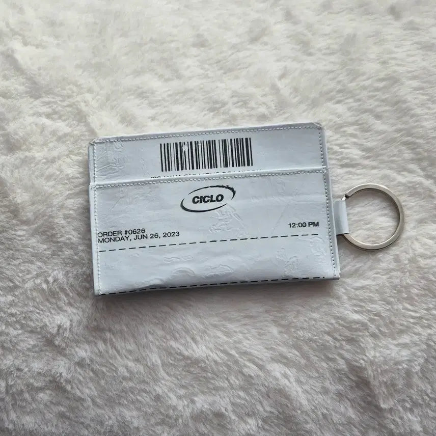 [BUNJANG] Upcycled Receipt Card Wallet / 영수증 업사이클링 카드지갑