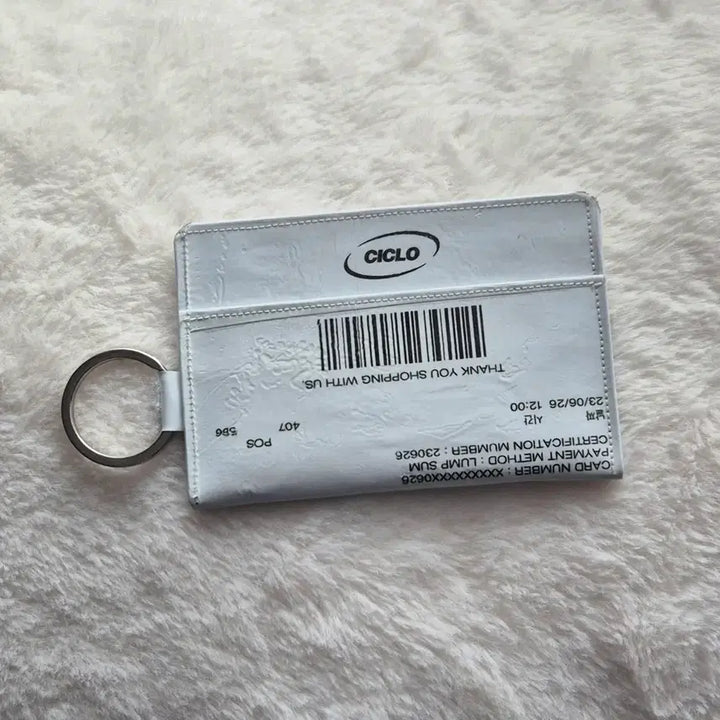 [BUNJANG] Upcycled Receipt Card Wallet / 영수증 업사이클링 카드지갑