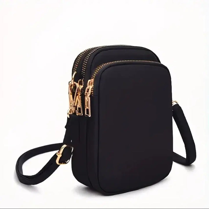[BUNJANG] Black Nylon Crossbody Bag / [새상품] 블랙 크로스 나일론 백 핸드폰 가방