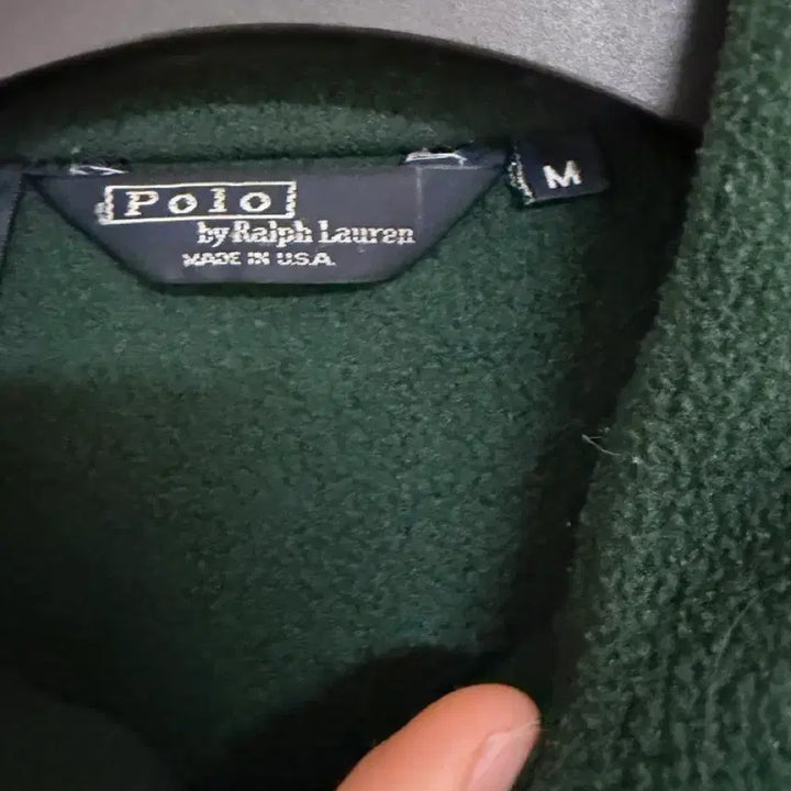 [BUNJANG] Polo Ralph Lauren Fleece Blouson (Made in USA) / 80s made in usa 폴로랄프로렌 플리스 블루종 M