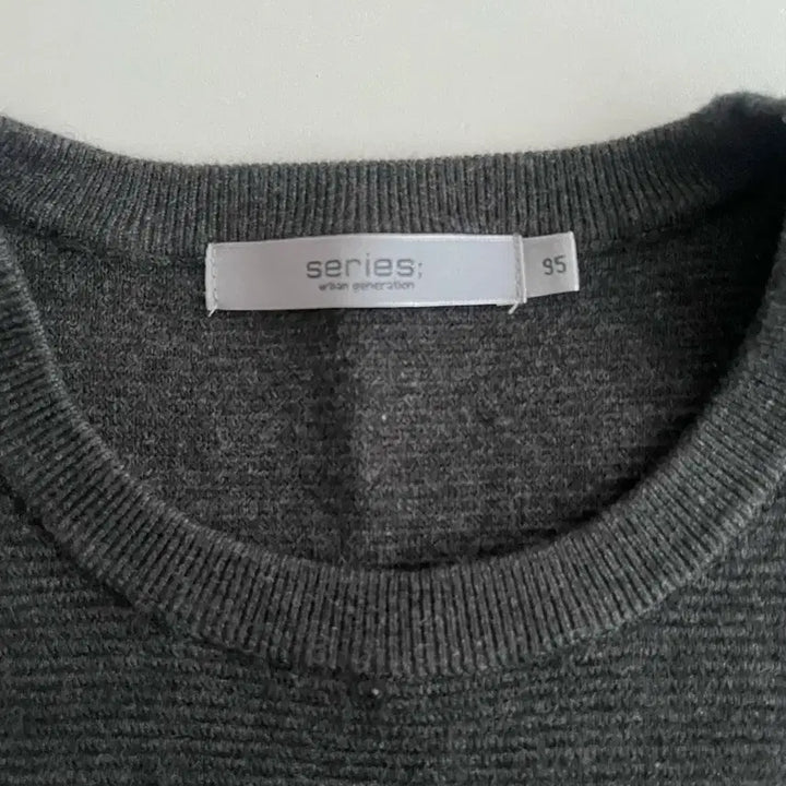 [BUNJANG] Series Cashmere Blend Cotton Knit Charcoal / 95) 시리즈 21FW 캐시미어 블렌드 코튼 니트 차콜